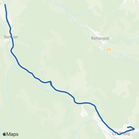 Fluo 88 - Scolaires Tendon / le Tholy map