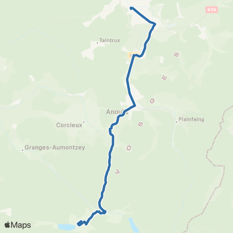 Fluo 88 - Scolaires St-Dié-des-Vosges / Gérardmer map