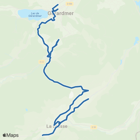 Fluo 88 - Scolaires La Bresse / Gérardmer map
