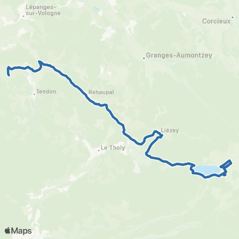 Fluo 88 - Scolaires Le Tholy / Gérardmer map