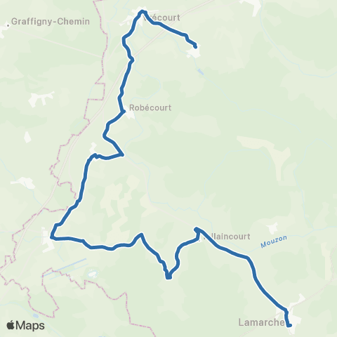 Fluo 88 - Scolaires Sauville / Lamarche map