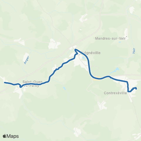 Fluo 88 - Scolaires Urville / Contrexéville map
