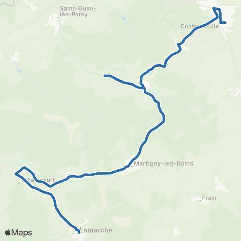 Fluo 88 - Scolaires Lamarche / Contrexéville map