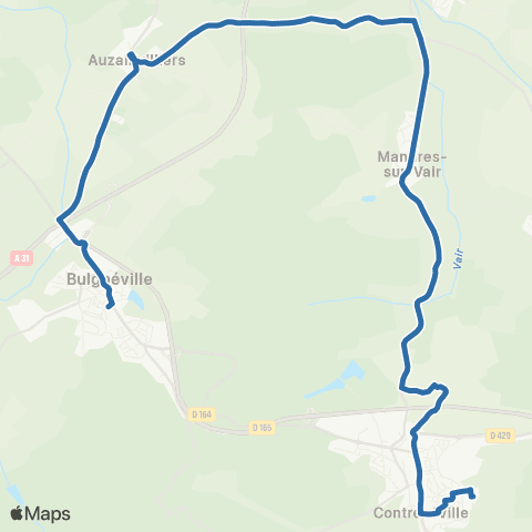 Fluo 88 - Scolaires Bulgnéville / Contrexéville map