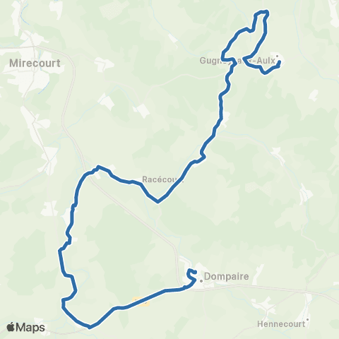 Fluo 88 - Scolaires Gugney-aux-Aulx / Dompaire map