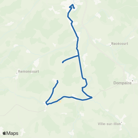 Fluo 88 - Scolaires Rancourt / Mirecourt map
