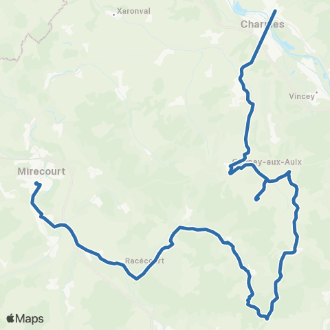 Fluo 88 - Scolaires Bouxieres aux B / Mirecourt map