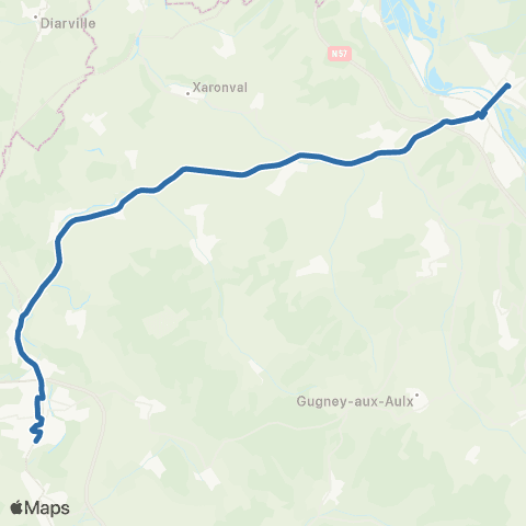 Fluo 88 - Scolaires Charmes / Mirecourt map
