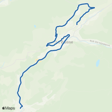 Fluo 88 - Scolaires La Bresse / Cornimont map