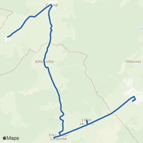 Fluo 88 - Scolaires Trampot / Liffol-le-Grand map