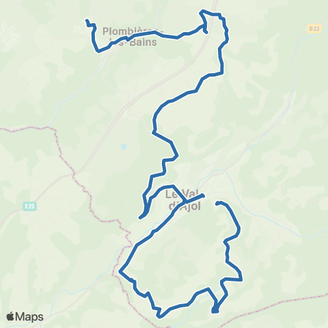 Fluo 88 - Scolaires Le-Val-d-Ajol / Plombières-les-Bains map