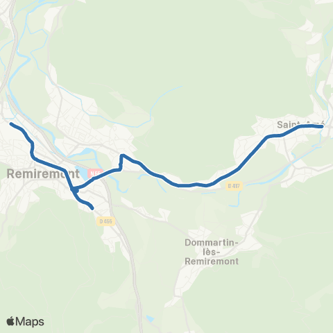 Fluo 88 - Scolaires St-Amé / Remiremont map