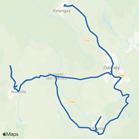 Fluo 88 - Scolaires Relanges / Darney map
