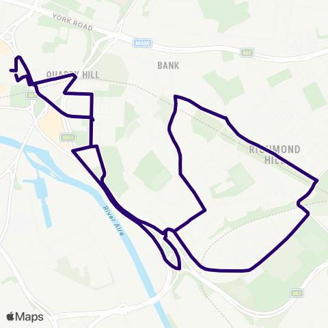 First Leeds Leeds City Bus Sta - Leeds City Bus Sta map