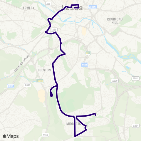 First Leeds Corn Exchange I - Civic L map