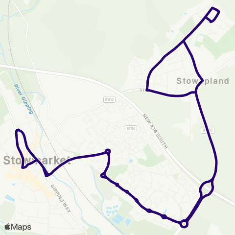 First Norfolk & Suffolk Station Road West - Station Road West map