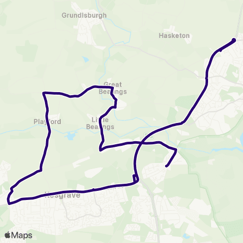 First Norfolk & Suffolk High School - The Willows map