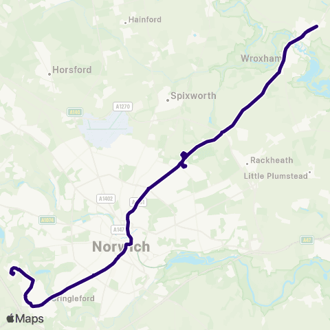 First Norfolk & Suffolk Roys Department Store - Forecourt map