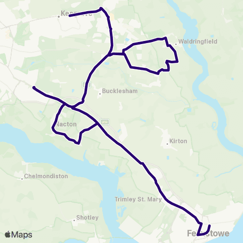 First Norfolk & Suffolk High School - Great Eastern Square map