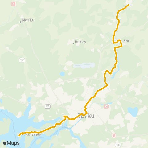 Föli Auvaismäki-Jäkärlä-Keskusta-Ruissalo map