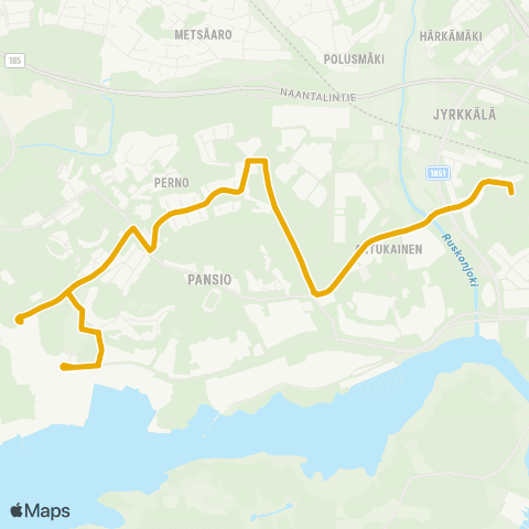 Föli Vienola-Perno-Pansio map