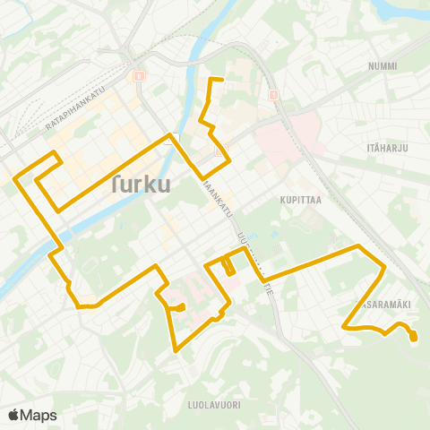 Föli Lehmusvalkama-Keskusta-Kasarminkatu map
