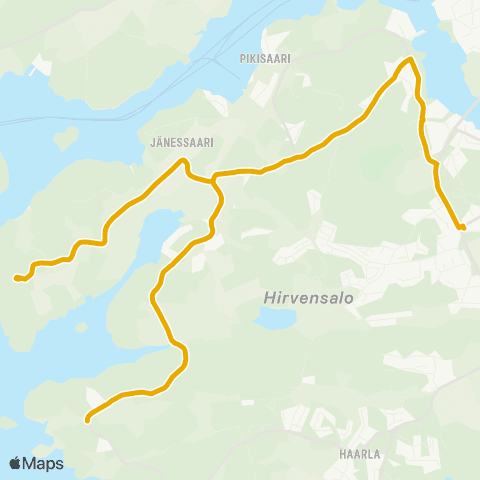 Föli Moikoinen-Häppilä-Oriniemi-Kukola-Moikoinen map