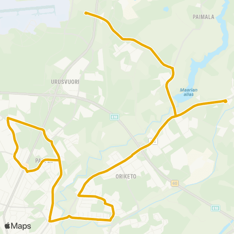 Föli Saramäki-Turun Lyseon koulu map