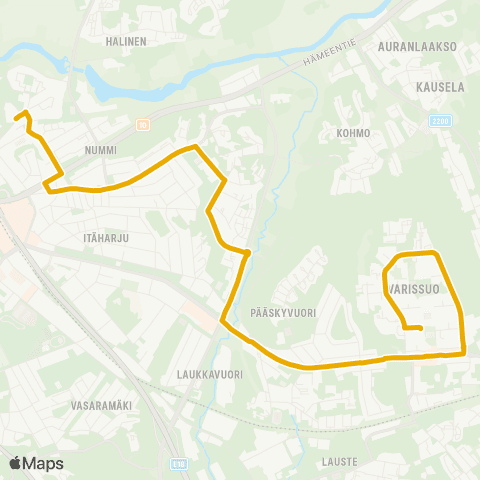 Föli Varissuo-Nummenpakan koulu map
