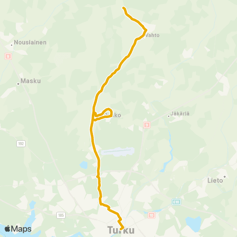 Föli Keskusta-Rusko (Paasniittu)-Vahto map