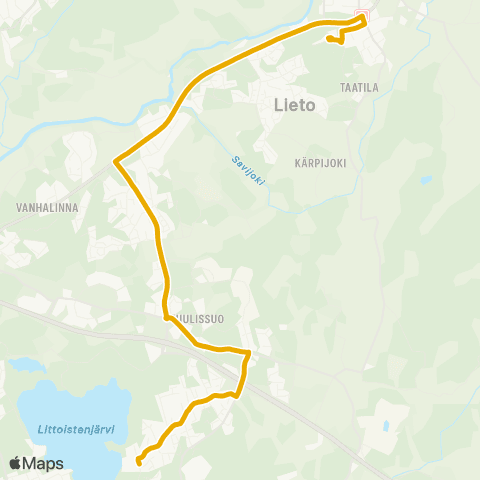 Föli Koulukeskus-Loukinainen-Littoinen map