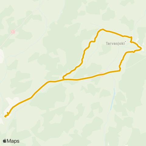 Föli Koulukeskus-Vt 10-Tarvasjoki-Liedonperä-Nuolemo map