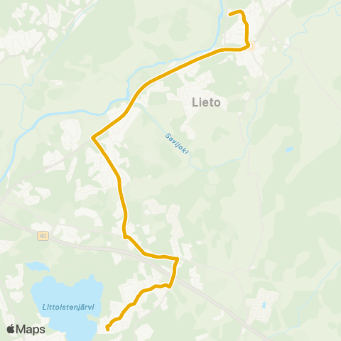 Föli Liedon keskusta-Loukinainen-Littoinen map