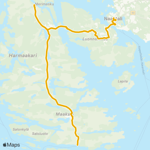Föli Naantali-Linnavuori-Rymättylä map