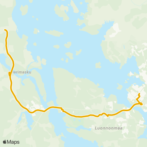 Föli Naantali-Merimasku map