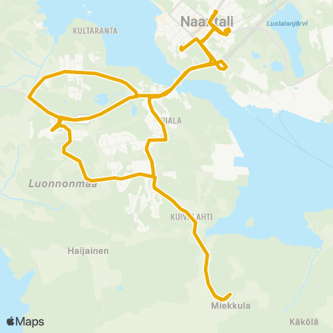 Föli Keskusta-Linnavuori-Porhonkallio-Keskusta map