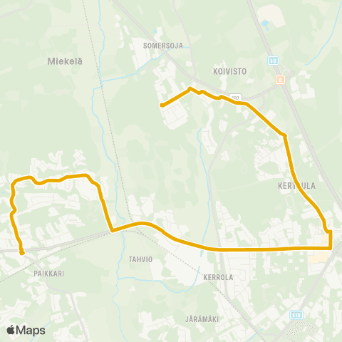 Föli Petäsmäki-Keo-Kaanaa-Tikanmaa-Petäsmäki map