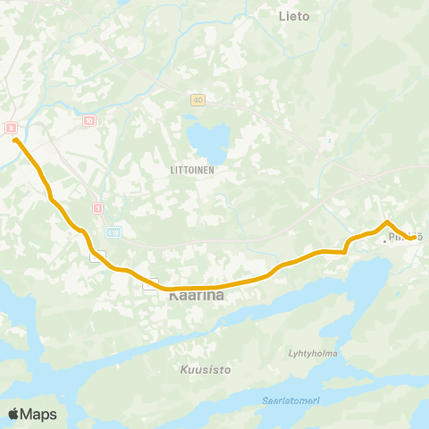 Föli Piikkiö-Puutori map