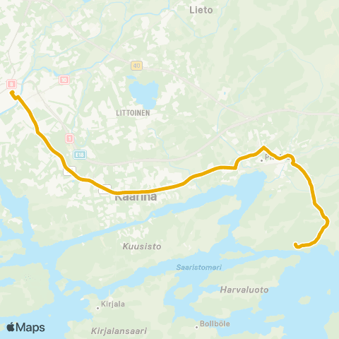Föli Toivonlinna-Piikkiö-Puutori map