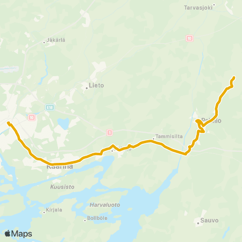 Föli Paimion parantola-Paimio-Naskarla-Piikkiö-Puutori map