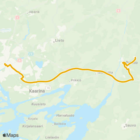 Föli Paimion parantola-Paimio-VT1-Puutori map
