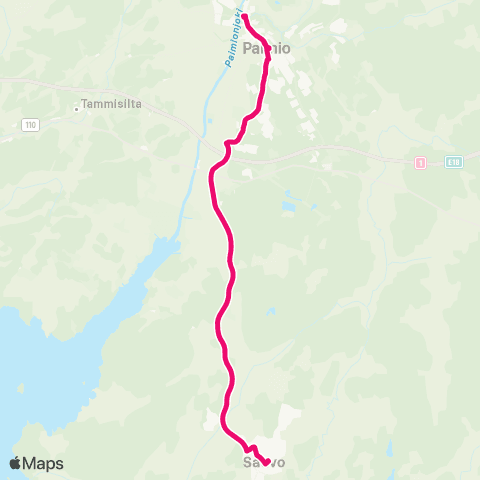 Föli Paimio-Sauvo map