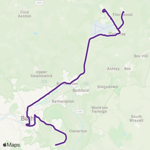 Faresaver Valley Way Shelter - Dorchester Street map