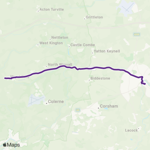 Faresaver Almshouses - Bus Station map