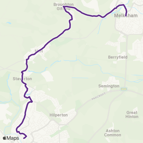 Faresaver Market Place - Town Hall map