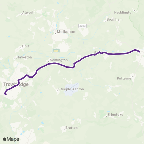 Faresaver The Pelican - Wiltshire College map