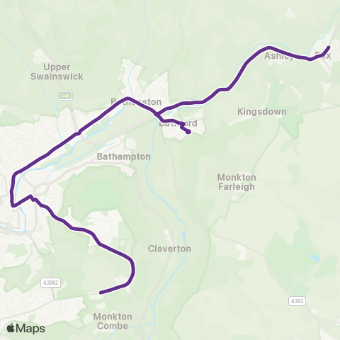 Faresaver Post Office - Ralph Allen School Grounds map