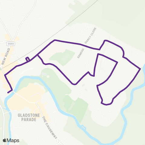 Faresaver Town Bridge - Town Bridge map