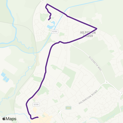 Faresaver Fore Street - Marina Drive map