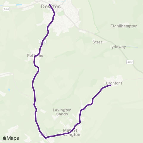 Faresaver Walnut Close - The Pelican map